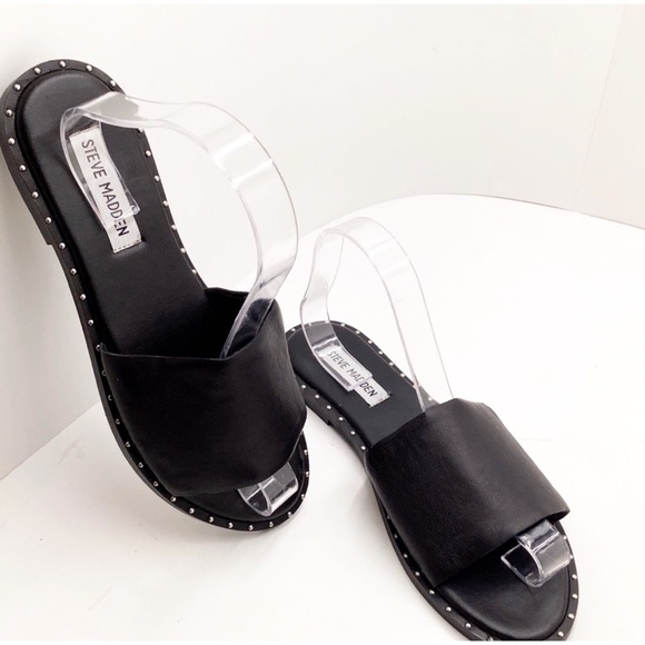 🆕{STEVE MADDEN} Taylor Studded Slide Sandals - Picture 10 of 16